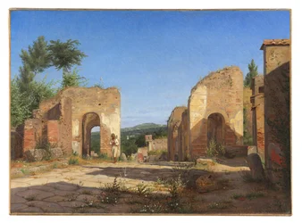 Gateway in the Via Sepulcralis in Pompeii