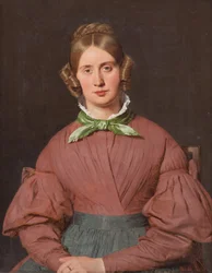 Portrait of Susanne Cecilie Købke, née Købke, the Artist