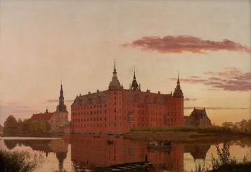 Frederiksborg Castle in the Evening Light