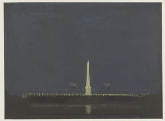 The illumination at the High Sluice on the occasion of the birth of the young prince (diary, 2 May)
