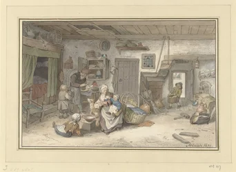 Interior with Peasant Family