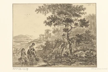 Italianate Landscape with Shepherd