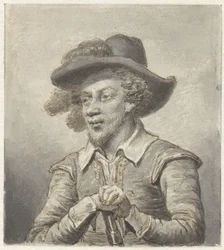 Warrior in Historical Costume