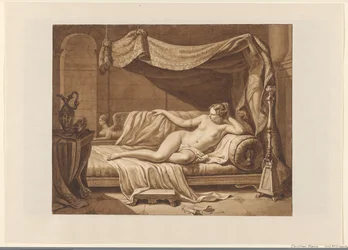 Female Nude in a Classicist Interior