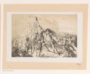 Claudius Civilis Storms the Roman Camp Vetera