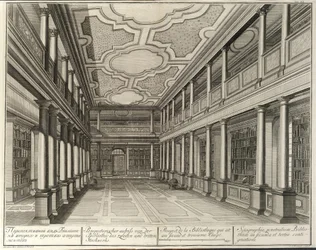 Library from The Building of the Imperial Academy of Sciences