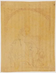 Portrait of a Man in an Armchair, from Collection of Imitations of Drawings after the Principal Dutch and Flemish Masters