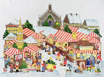 Christkindlmarket, Nuernberg, 1987