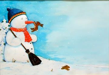 Snowman with Little Rabbit, 2012