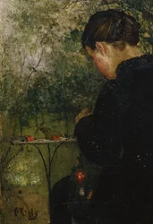 Amalie in the Garden