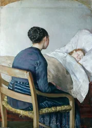 Mother at Her Sick Child