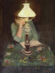 Oda with lamp