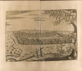 Kazan Illustration from Travels to the Great Duke of Muscovy and the King of Persia by Adam Olear