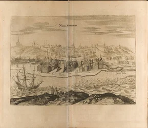 Nizhny Novgorod Illustration from Travels to the Great Duke of Muscovy and the King of Persia