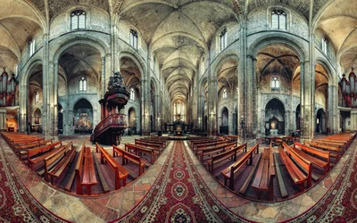 Gothic Church Interior