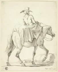 Market Woman on Horseback