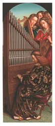 St Cecilia at the Organ, c1865
