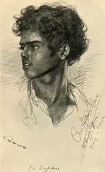 Sinhalese man, Colombo, Ceylon