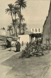 Street in Aswan, Egypt