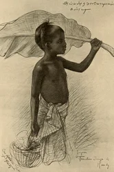 Tamil boy, Kandy, Ceylon, 1898