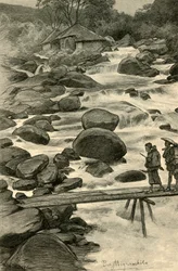 Waterfalls at Miyanoshita, Japan, 1898