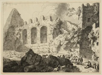 Large Landscape with a Pyramid