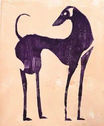 Ancient Purple Dog