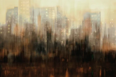 Blurred City Glow