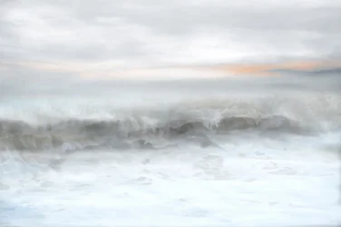 Misty Ocean Waves