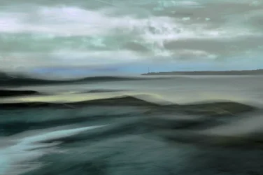 Tranquil Misty Sea