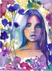 Dreamy Floral Woman