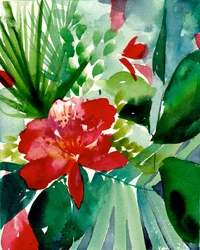 Vibrant Tropical Bloom