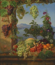 Fruits in an Italian Landscape