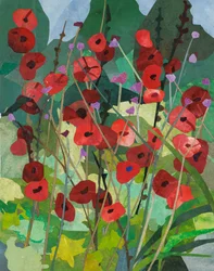Cornerways Hollyhocks, 2025