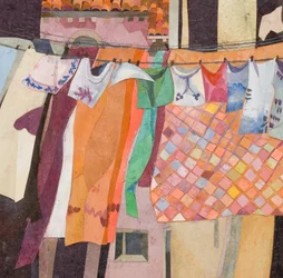 Venice Washing Chequered Quilt, 2016