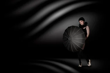 Elegant Woman Umbrella