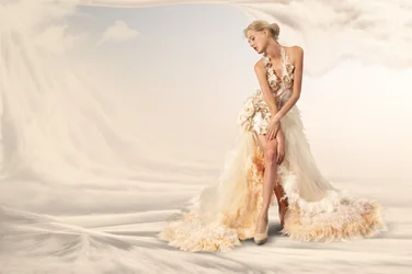 Ethereal Woman Gown