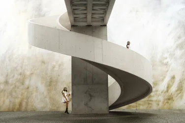 Modern Spiral Staircase