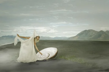 Mystical Woman and Shell