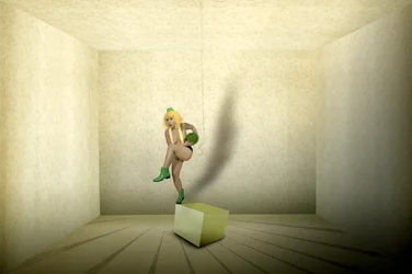 Surreal Green Watermelon Pose