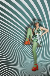 Swirling Retro Fashion
