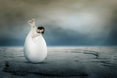 Woman Breaking Free