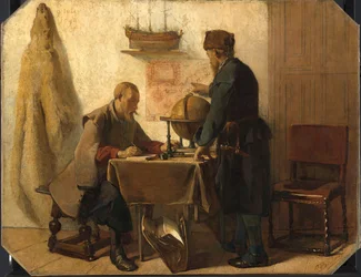 Heemskerck and Barents Planning their Second Expedition to the Far North