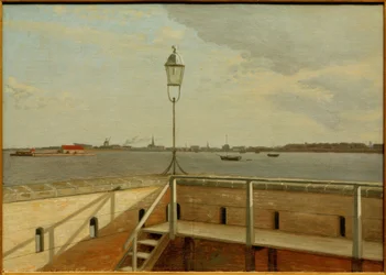 View from the Fortress Trekroner to Copenhagen in the Distance
