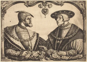 Emperors Charles V and Ferdinand I