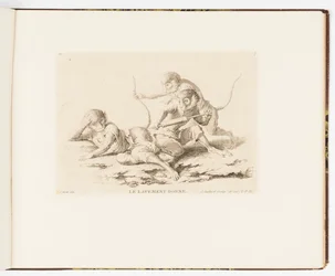 Plate 7, The Enema Given, Monkey Antics or Different Actions of Human Life Represented by Monkeys