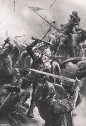 The Battle of Stamford Bridge, illustration from 