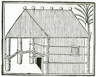 An Indian Habitation from 
