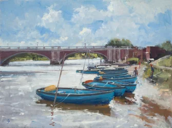 Moorings at Hampton Court, 2011