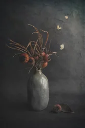 Dark Still Life Butterflies